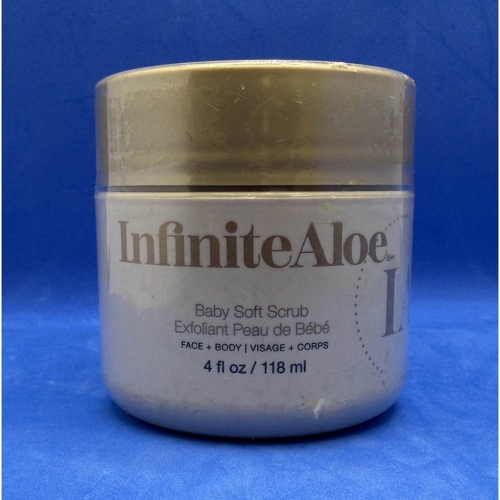 Infinite Aloe Everyday Hero Baby Soft Scrub Exfoliate-4 fl oz/118ml-New & Sealed
